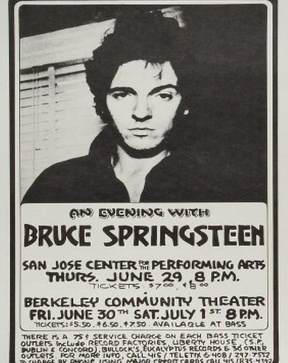 Bruce Springsteen - San Jose & Berkeley