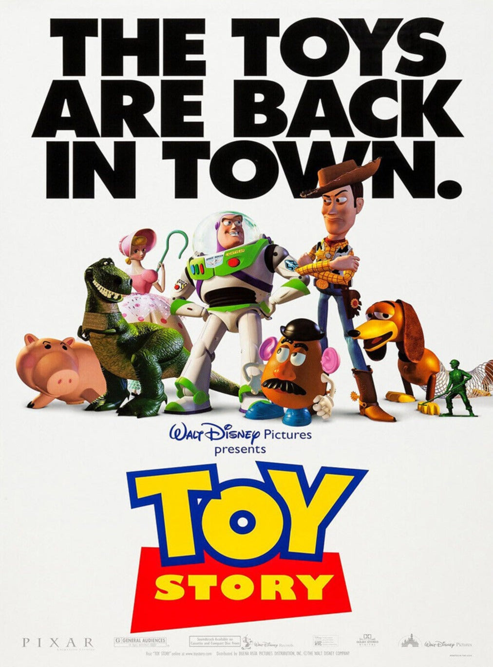 Shop Toy Story Original Vintage Poster at Printed Originals