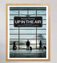 Load image into Gallery viewer, Up in the air poster- oak frame