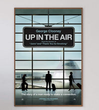 Load image into Gallery viewer, Up in the air poster- walnut frame