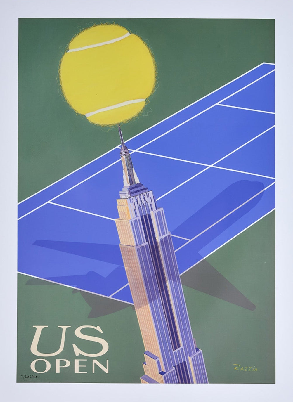 US Open by Razzia - Original Vintage Poster | Printed Originals