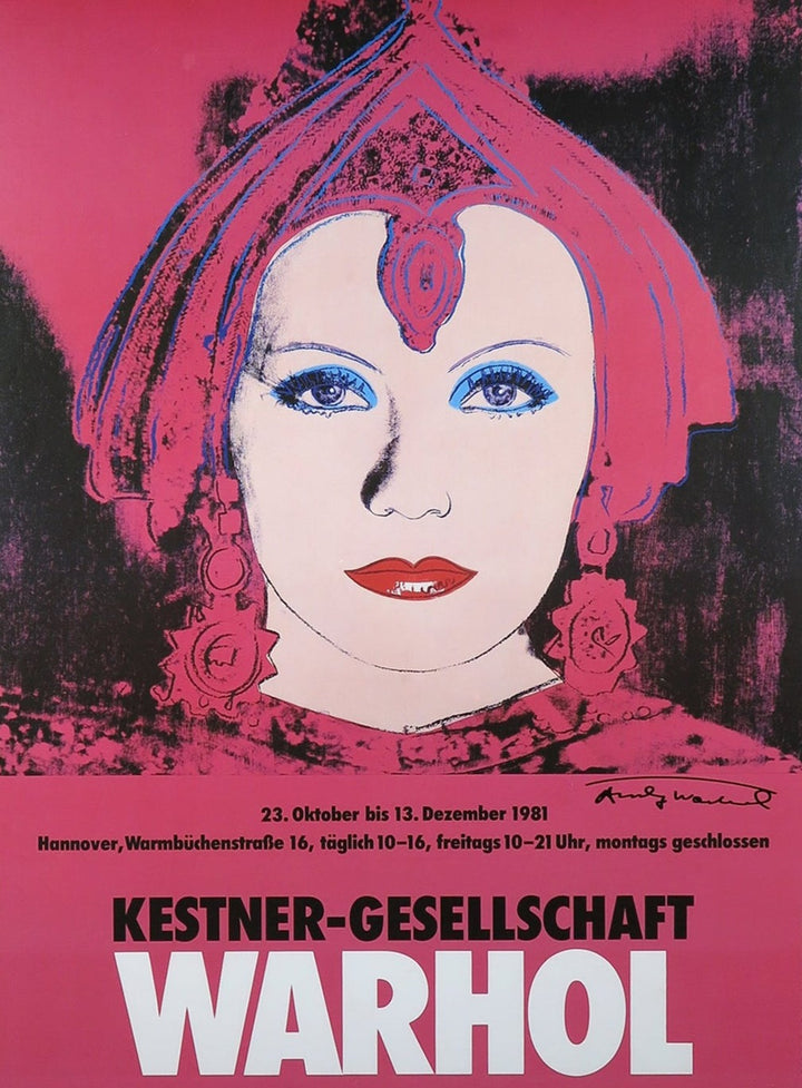 Andy Warhol - Kestner-Gesellschaft, original poster: 1981