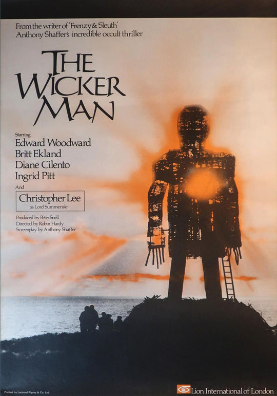 Movie poster for 'The Wicker Man' for sale