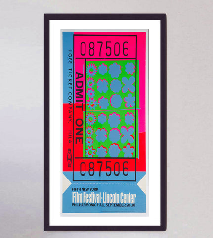 5th New York Film Festival 1967 - Andy Warhol