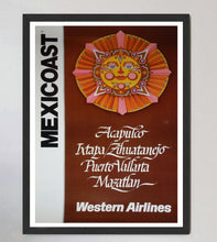 Load image into Gallery viewer, Mexico Coast - Western Air Lines