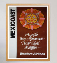 Load image into Gallery viewer, Mexico Coast - Western Air Lines