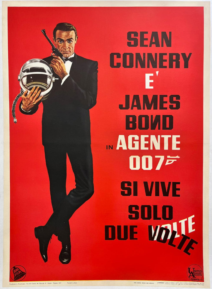 You Only Live Twice (Italian), original poster: 1967, US One-Sheet