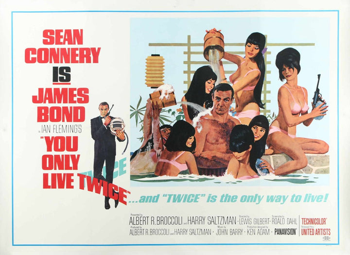 You Only Live Twice, original poster: 1967