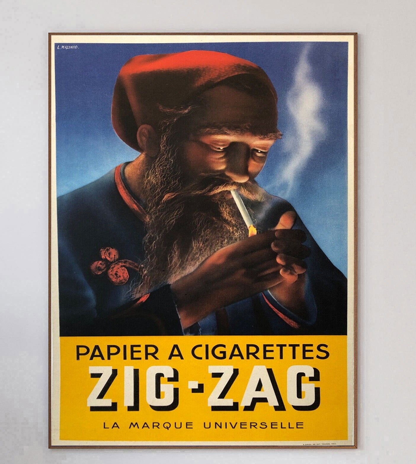 zig zags cigarettes Zig-Zag Cigarette Papers Original Poster For Sale zig zags cigarettes Zig-Zag Cigarette Papers Original Poster For Sale