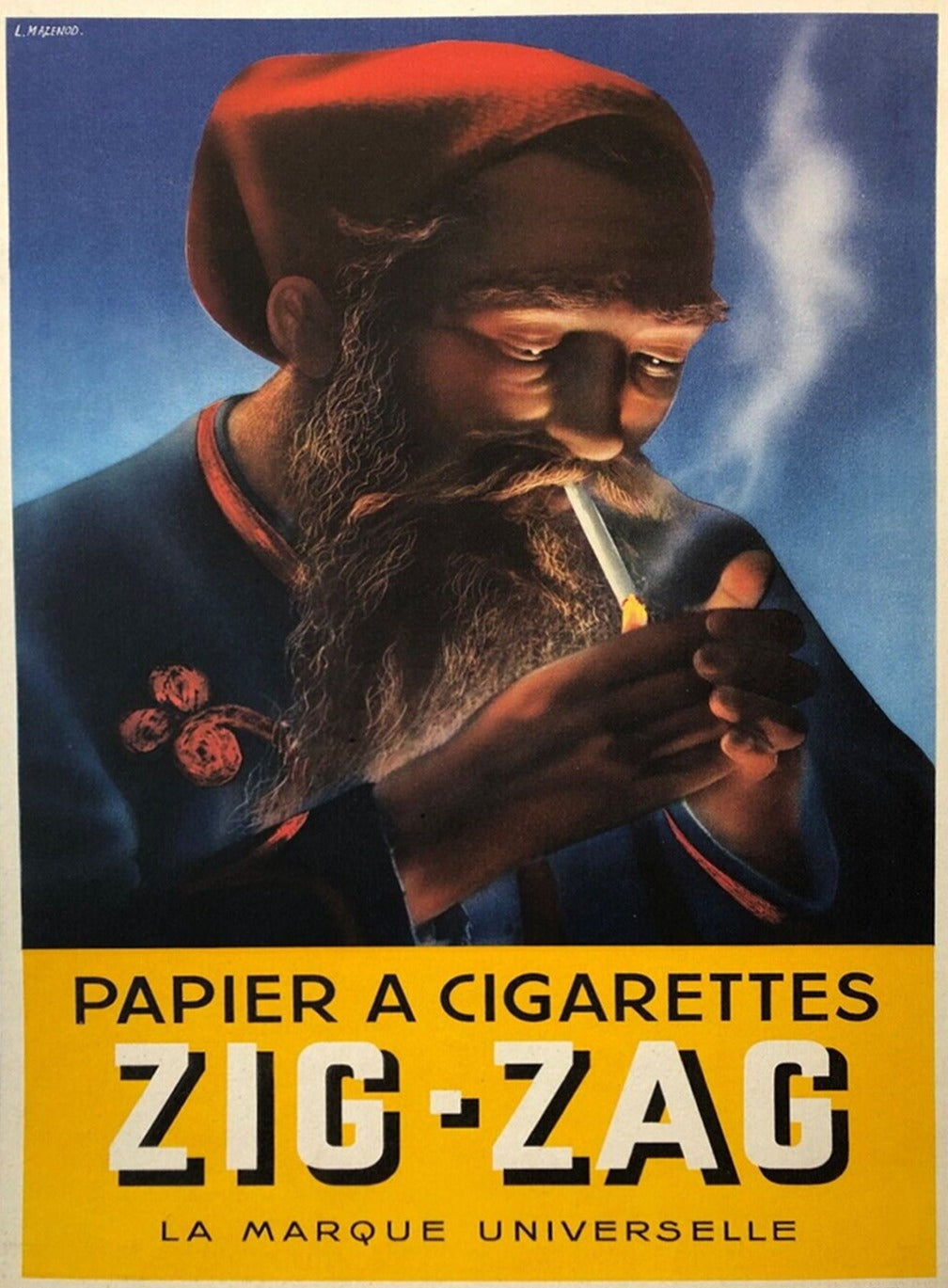 cigarette papers zig zag Zig-Zag Cigarette Papers Original Poster For Sale