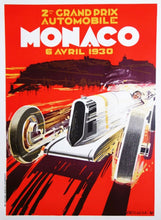 Load image into Gallery viewer, 1930 Monaco Grand Prix - Printed Originals