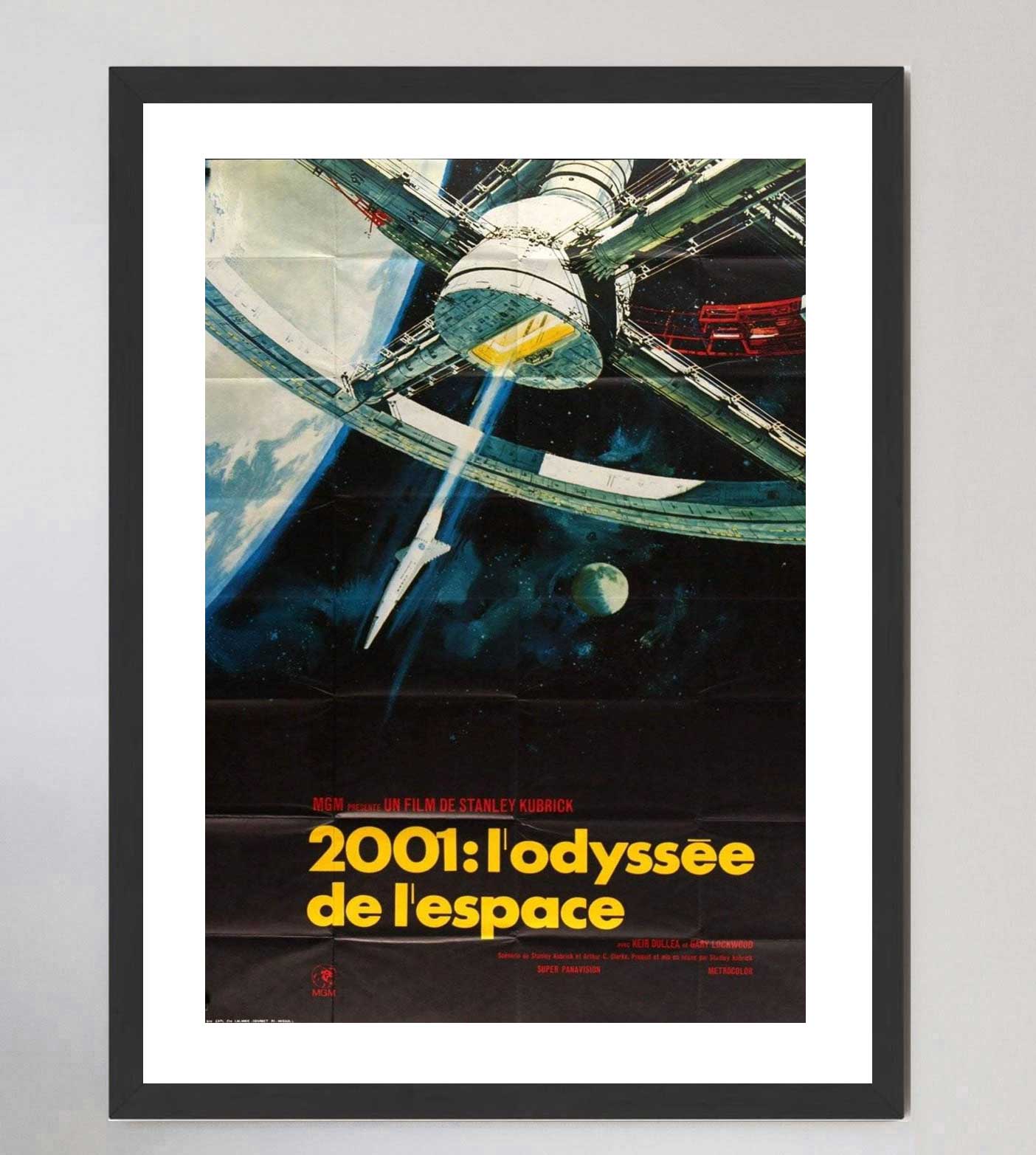 2001: A Space Odyssey Movie Poster - Sci-Fi Film Reproduction For Home Theater