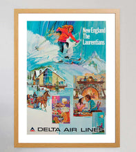 Load image into Gallery viewer, New England The Laurentians- Delta Air Lines