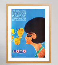 Load image into Gallery viewer, Loto - Woman With Butterflies - Villemot