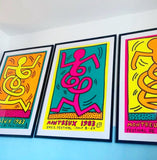Load image into Gallery viewer, Keith Haring Montreux Jazz Festival Yellow