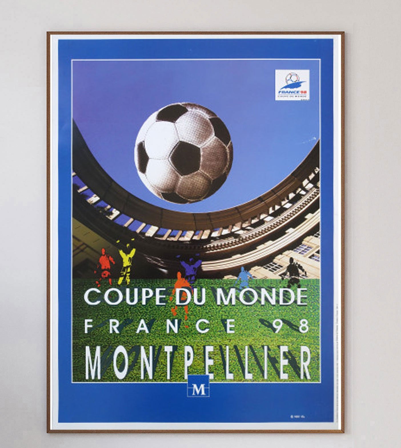 Football - coupe du monde France 98 - Montpellier.Les voitures Football - coupe du monde France 98 - Montpellier.Les voitures