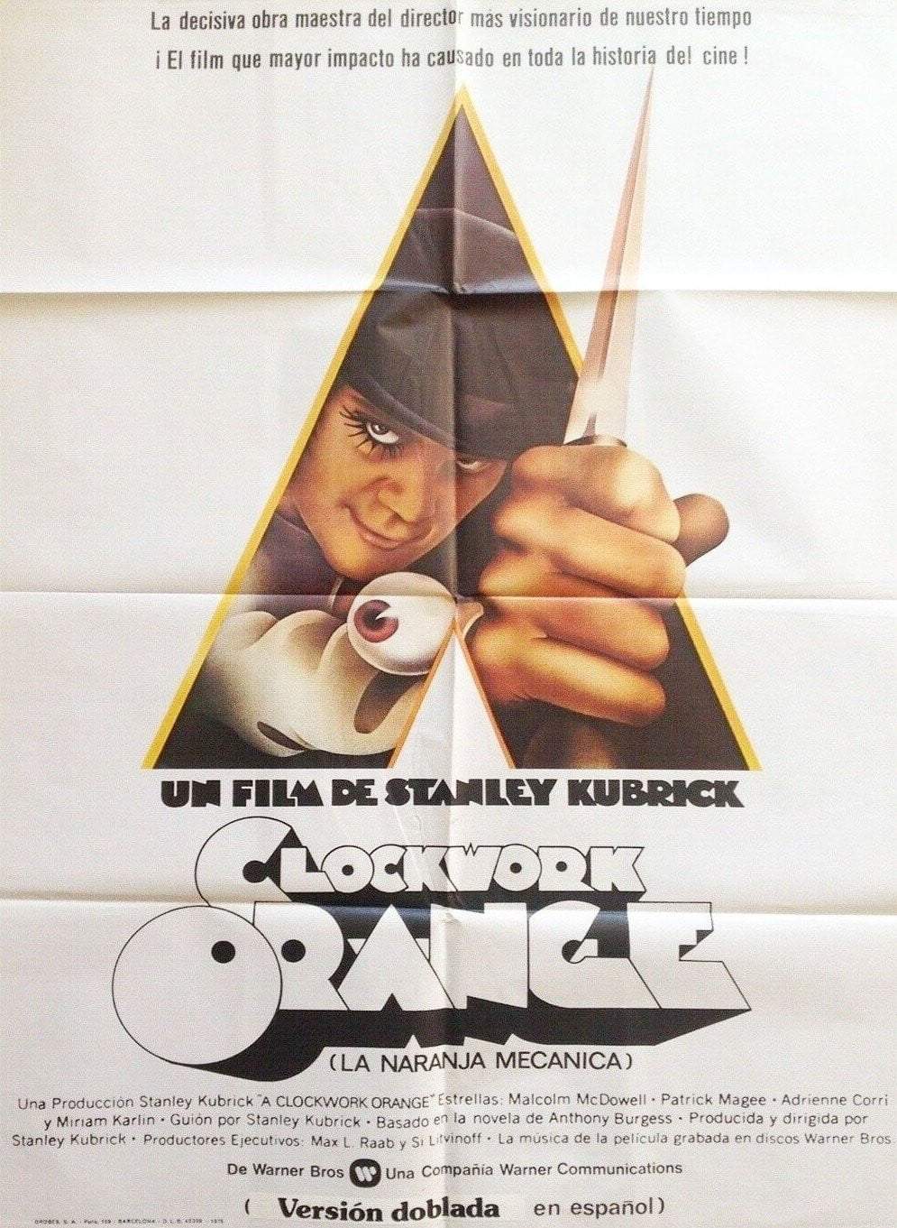 A Clockwork Orange Movie Posters - Original Vintage Movie Posters