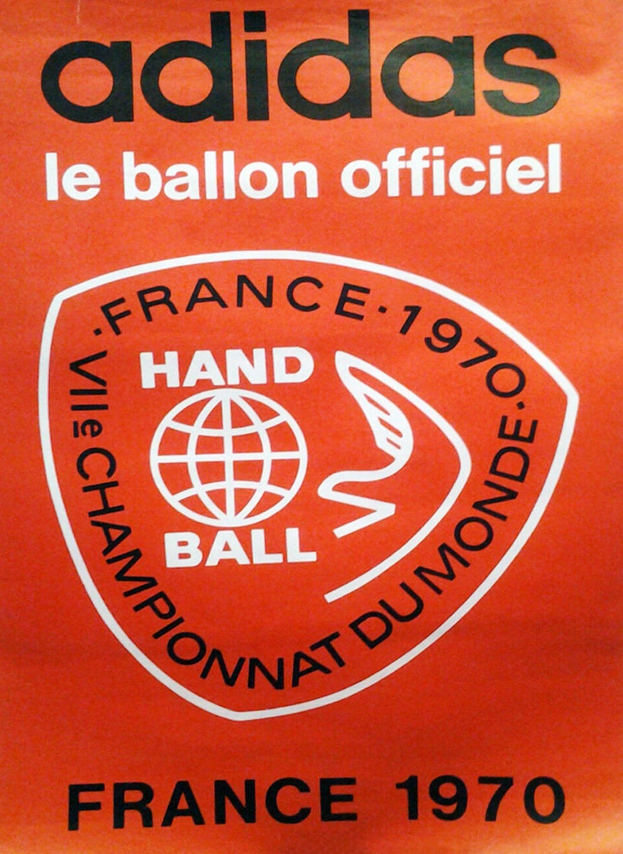 1970 Adidas World Mens Handball Championship - Original Vintage