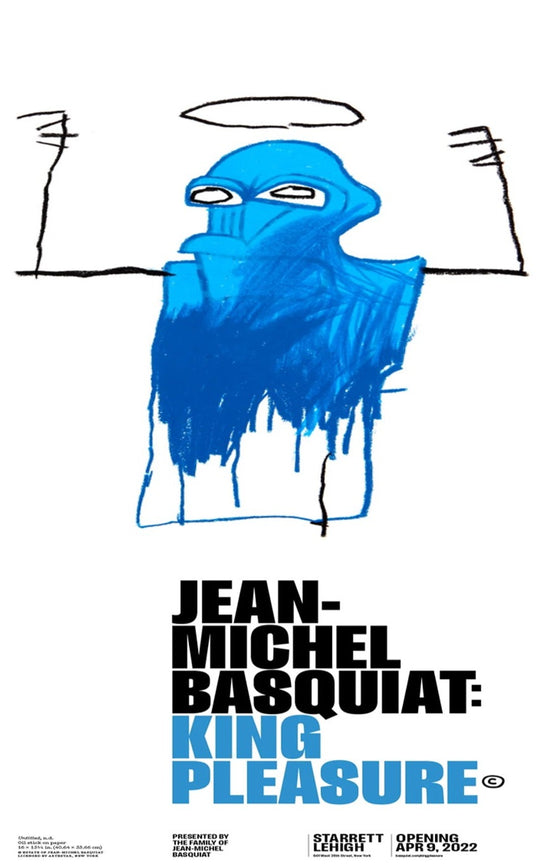 Jean-Michel Basquiat - Blue Figure- King Pleasure