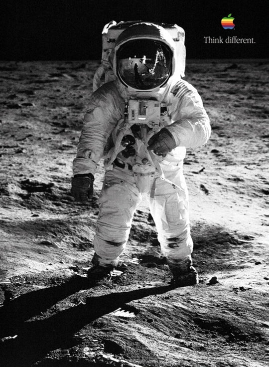 Apple Think Different - Buzz Aldrin