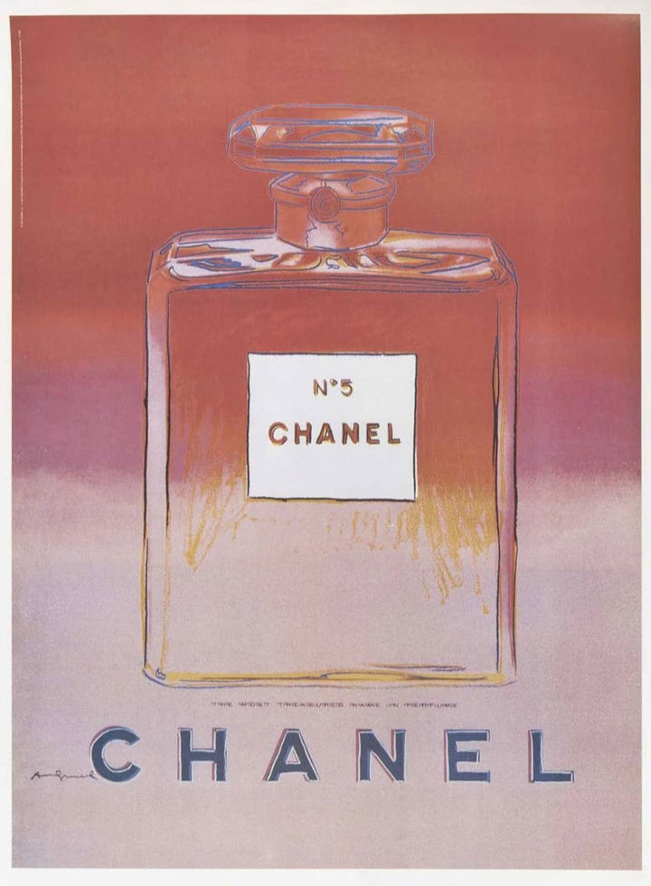 Andy Warhol - Chanel Pink, original poster: 1997