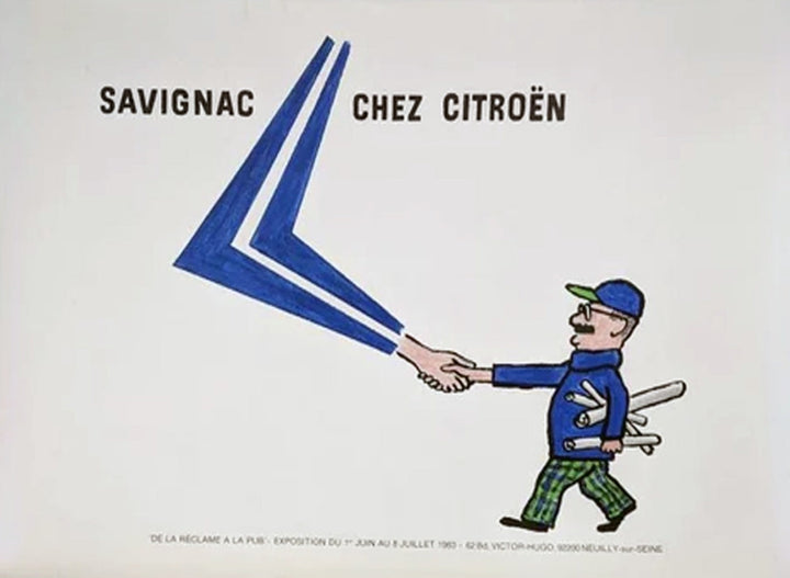 Savignac Chez Citroen, original poster: 1983