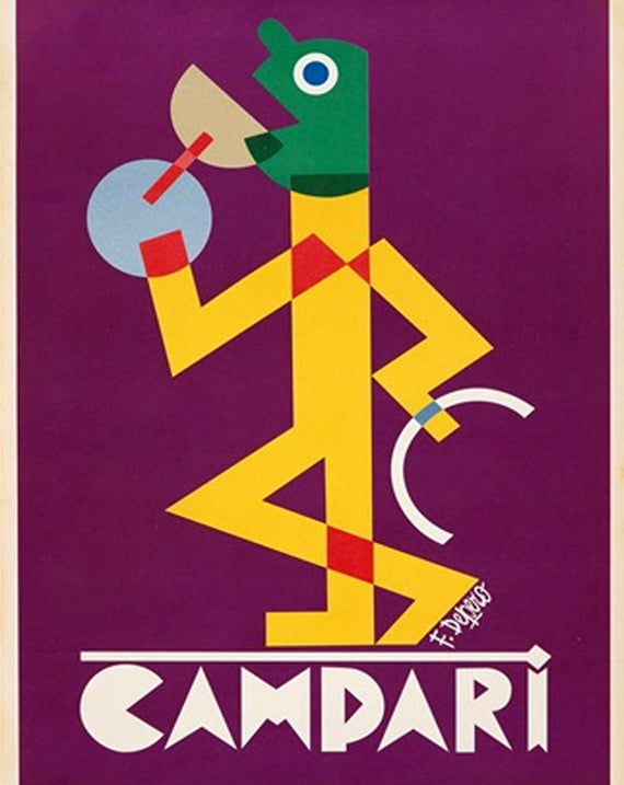 Campari Viola - Fortunato Depero