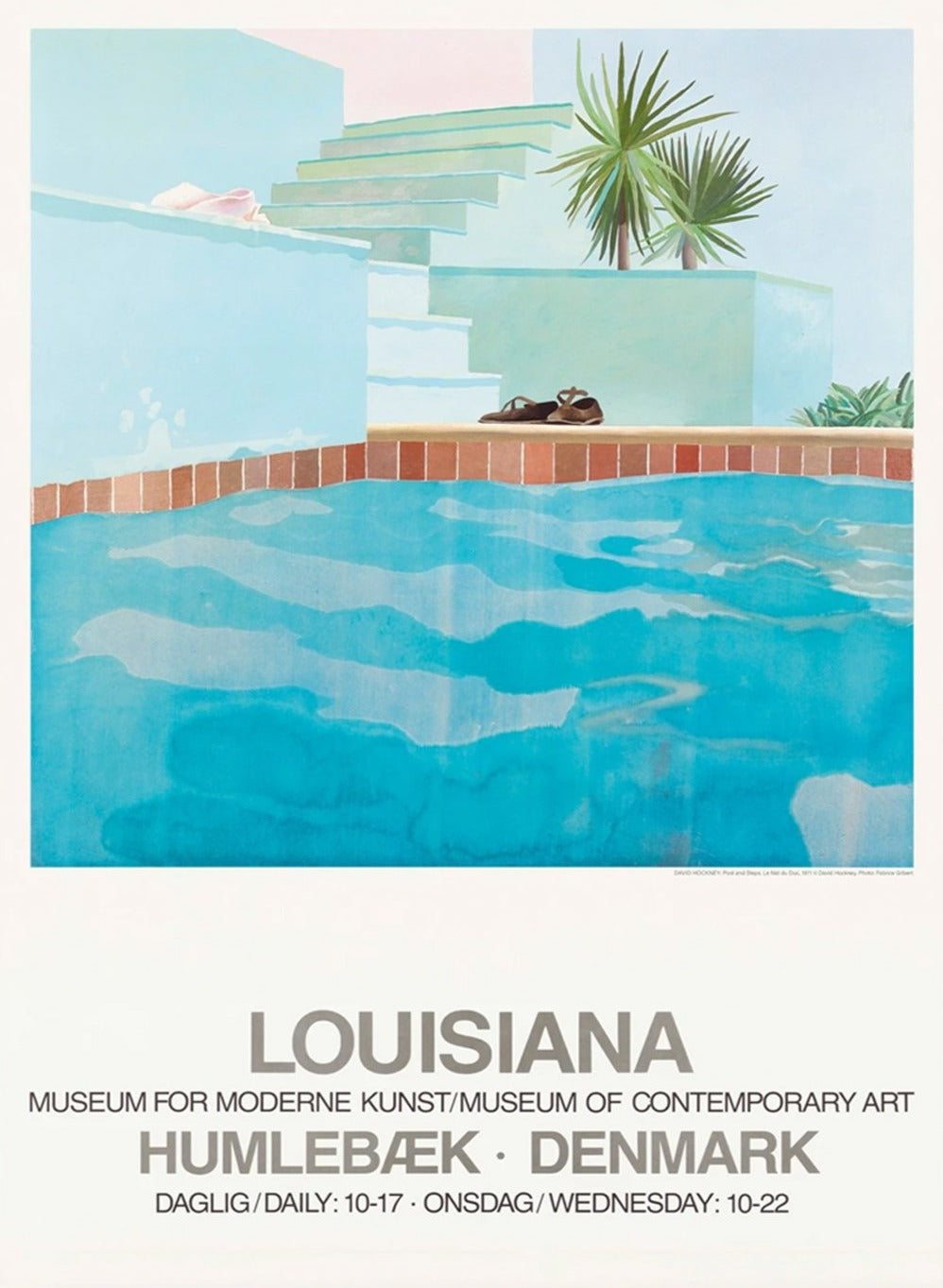 Shop David Hockney - Pool and Steps - Louisiana Gallery Original