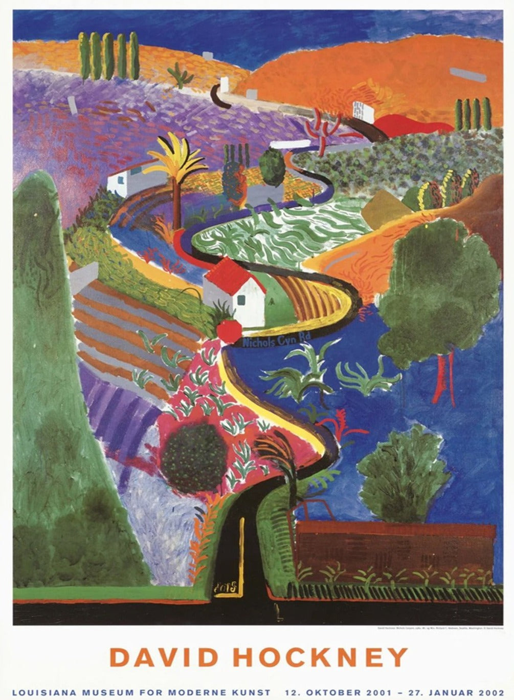 Shop David Hockney - Nichols Canyon - Louisiana Gallery Original