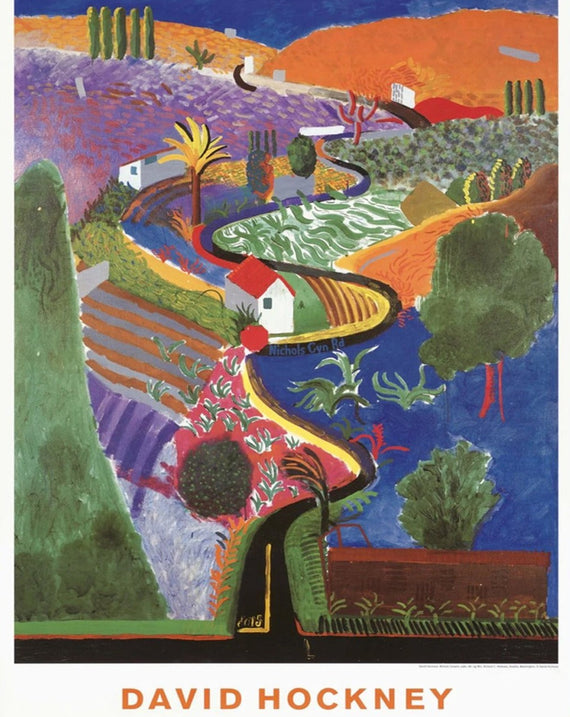 David Hockney - Nichols Canyon - Louisiana Gallery