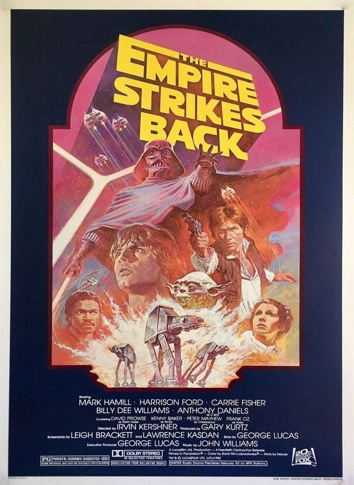 Star Wars The Empire Strikes Back, original poster: 1982, US One-Sheet, United States