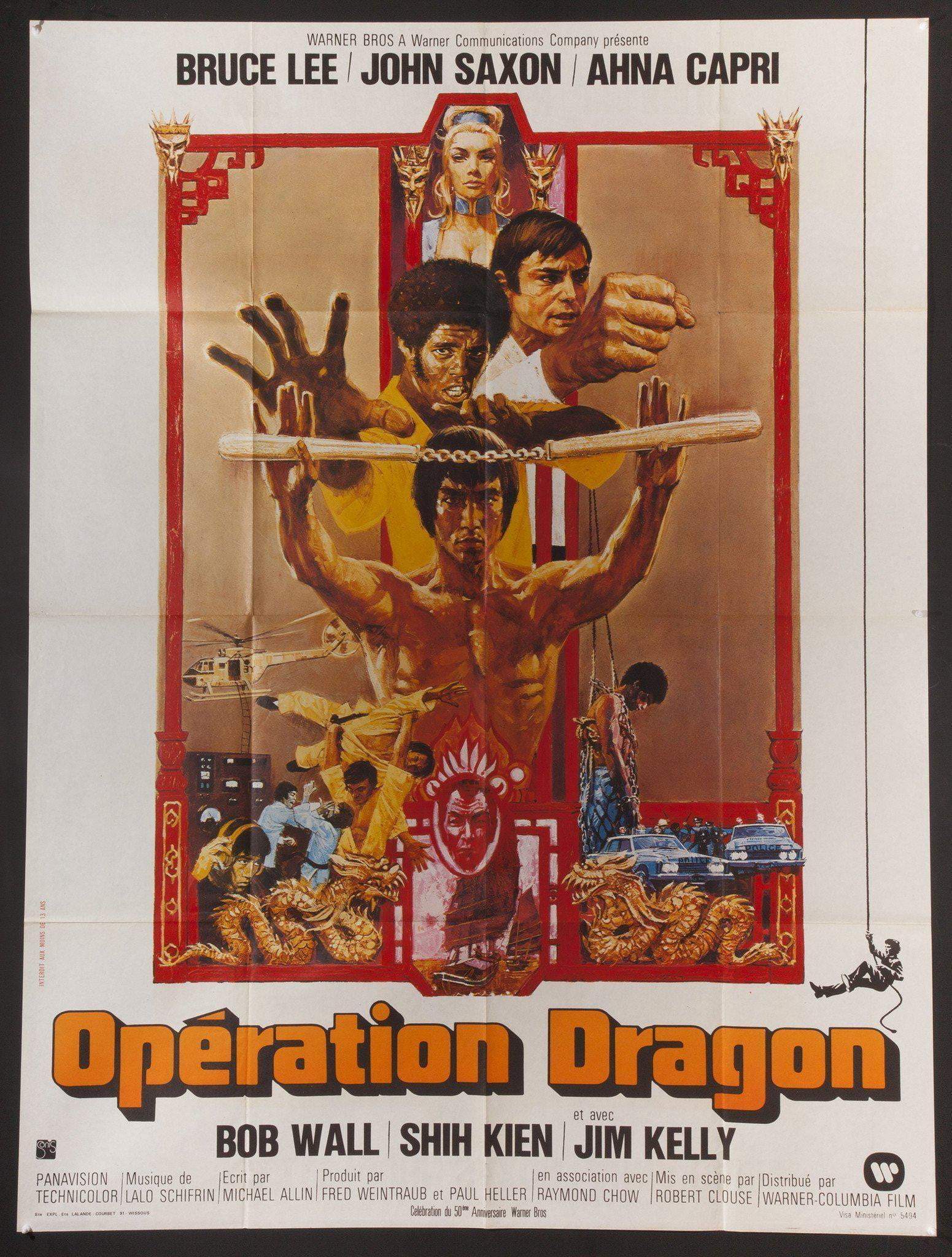 Enter The Dragon Movie Poster Online - Vintage Film Poster for Sale