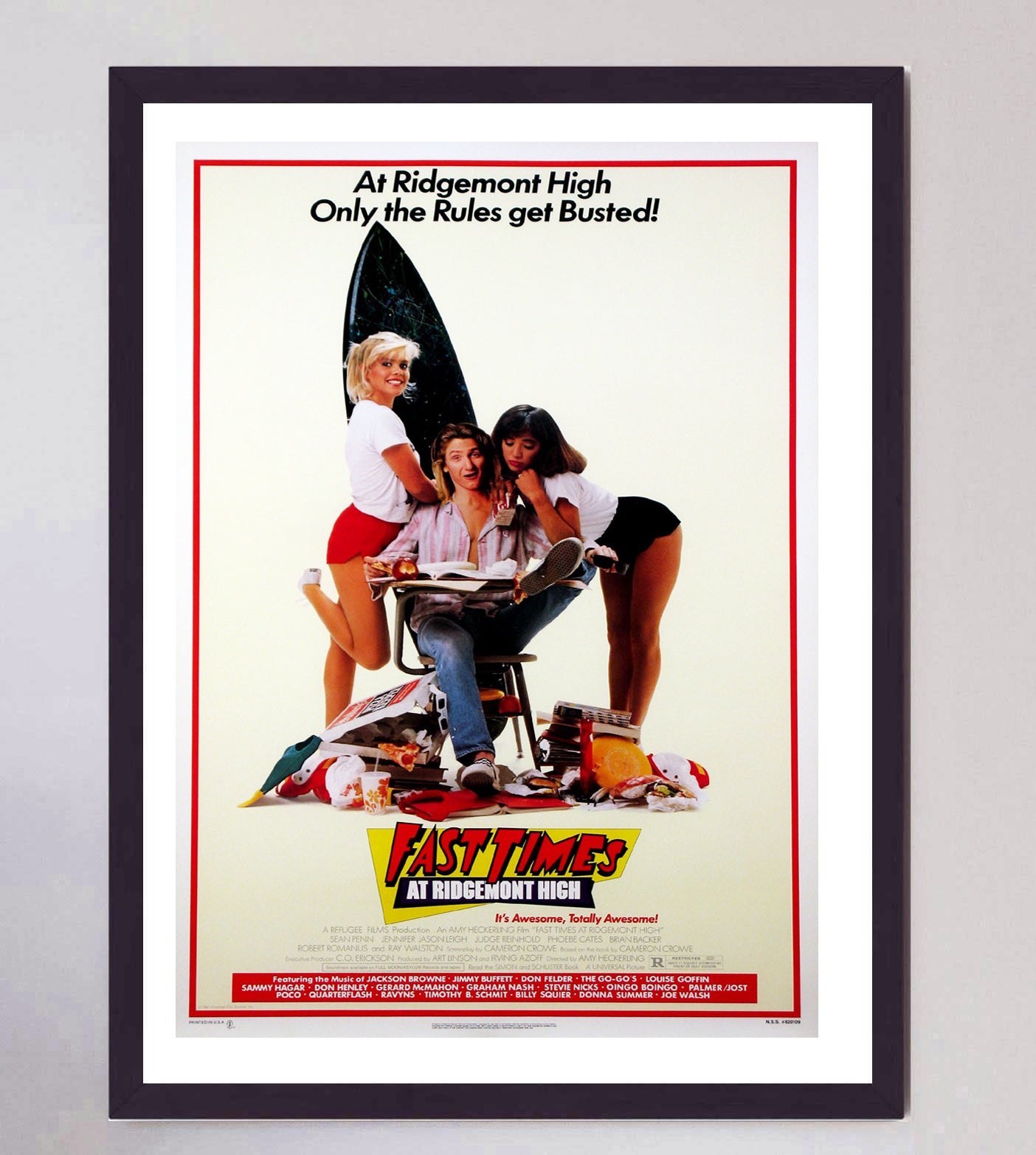 Shop Fast Times at Ridgemont High Original Vintage Poster - Online ...
