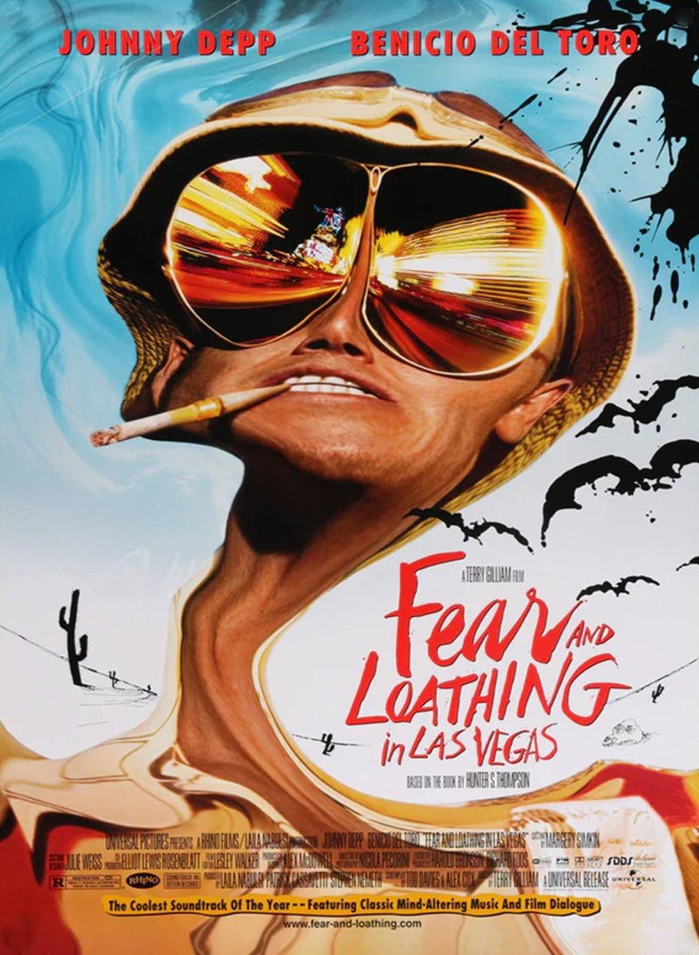 Fear, and Loathing in Las Vegas フレーム付き Shop Fear and Loathing in Las Vegas Original Vintage Poster