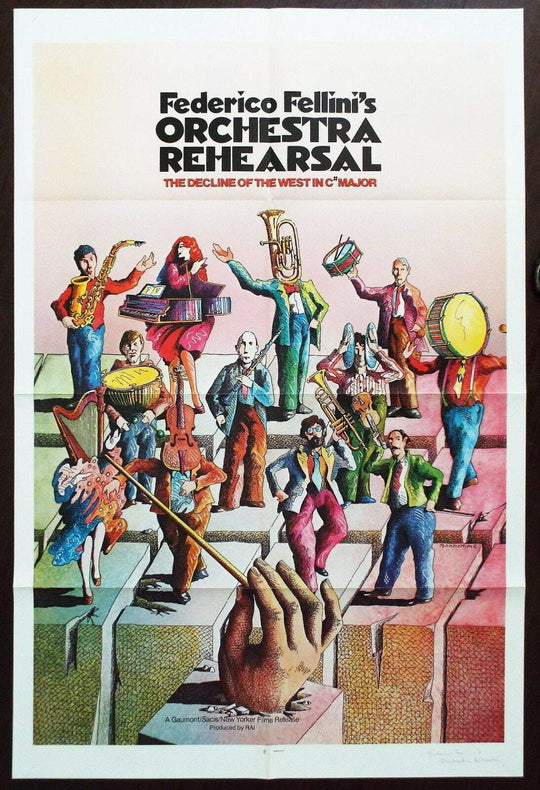 Federico Fellini's Orchestra Rehearsal - Printed Originals