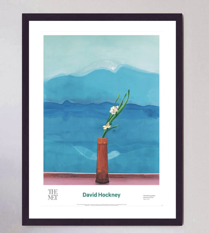 David Hockney - Mount Fuji and Flowers