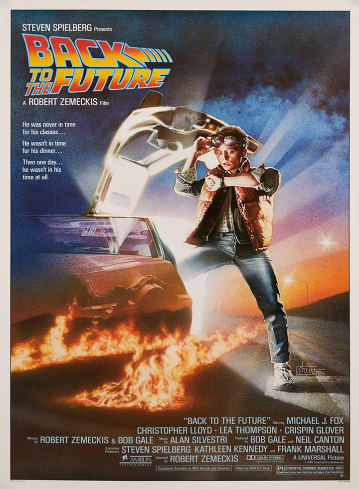 Back to the Future, original poster: 1985, US One-Sheet, United States