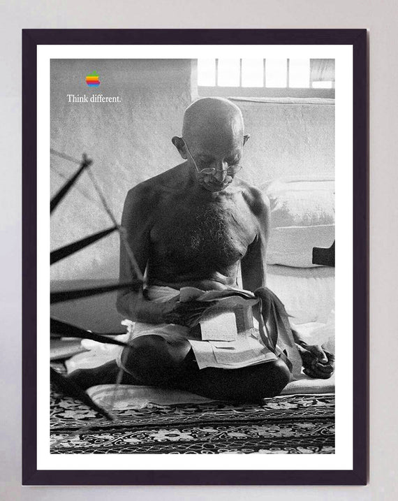 Apple Think Different - Mahatma Gandhi