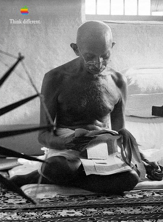 Apple Think Different - Mahatma Gandhi