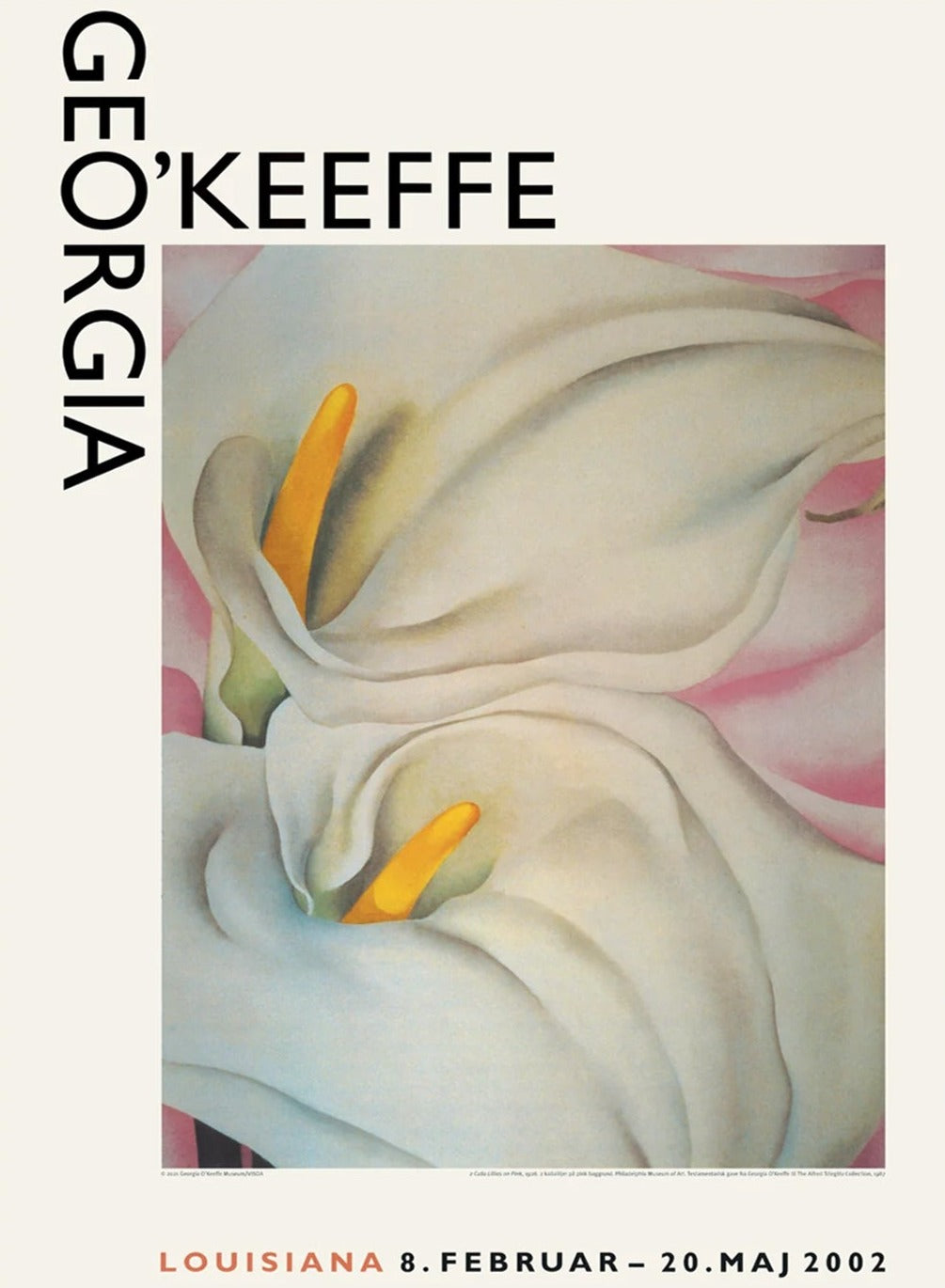 IA O'KEEFFE ポスター ジョージア・オキーフ：Gray Lines with Black, Blue, and Yellow