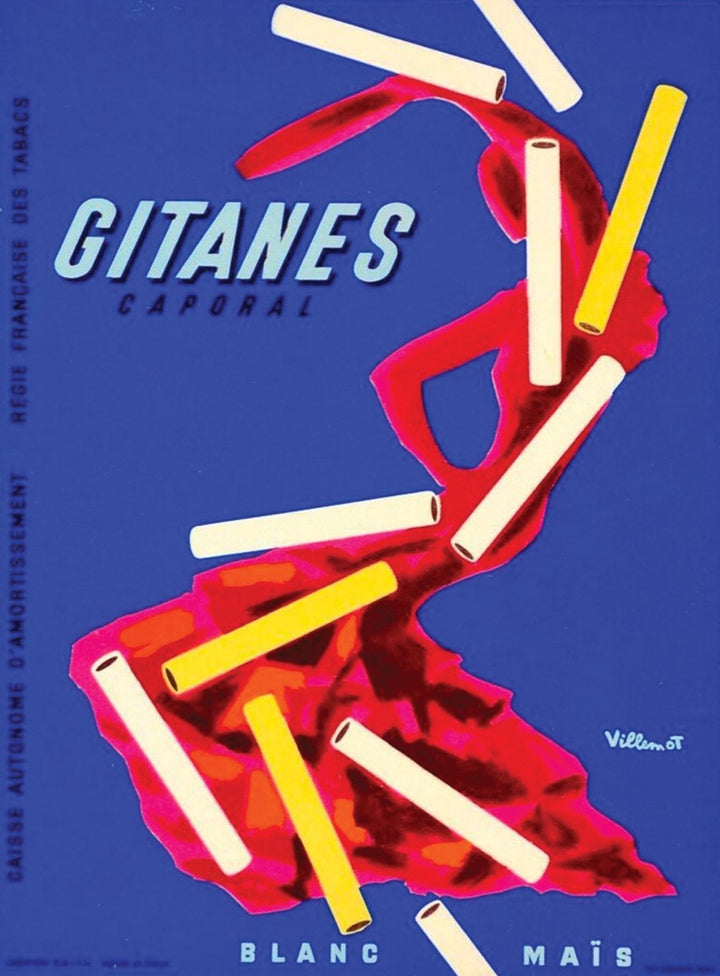 Gitanes - Villemot, original poster: 1974