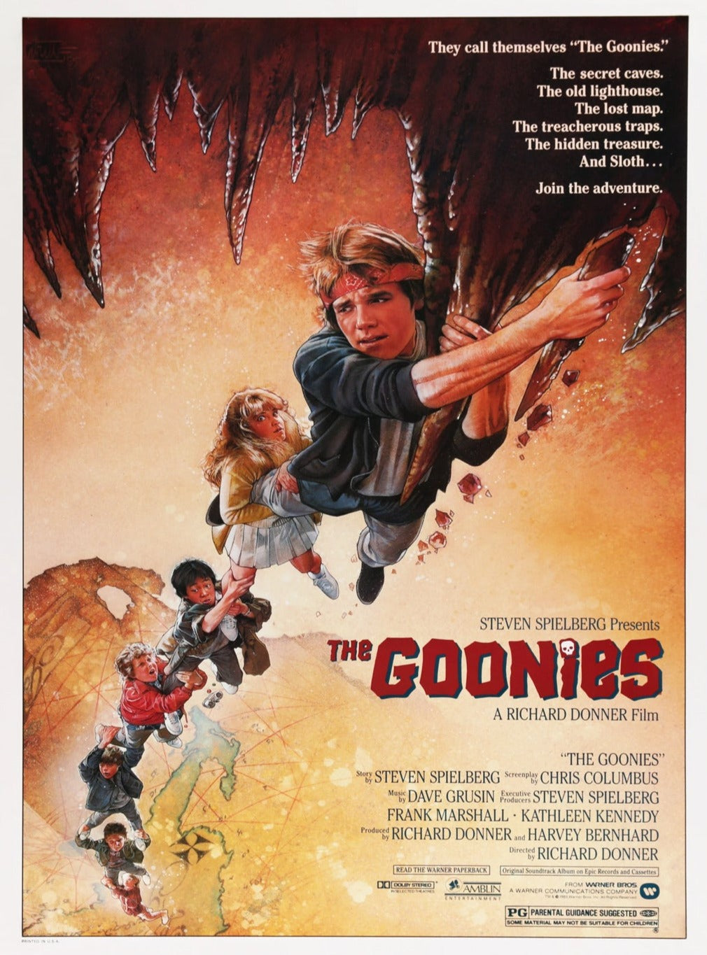 Shop The Goonies Original Vintage Film Poster | Printed Originals