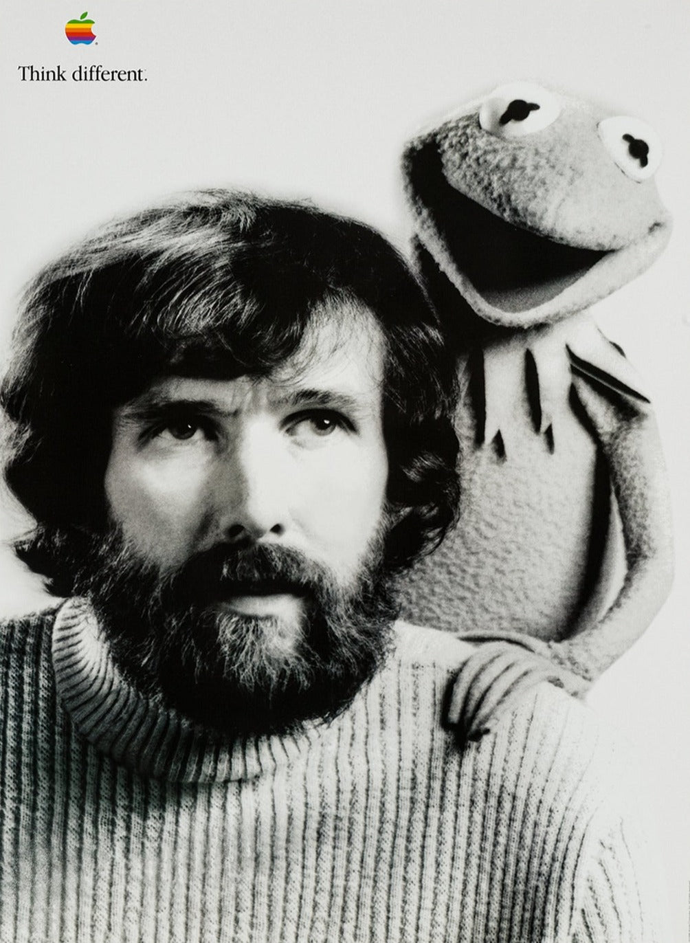 【Apple】 Think different アインシュタイン&ジムヘンソン Shop Apple Think Different Jim Henson Original Vintage Poster 1998