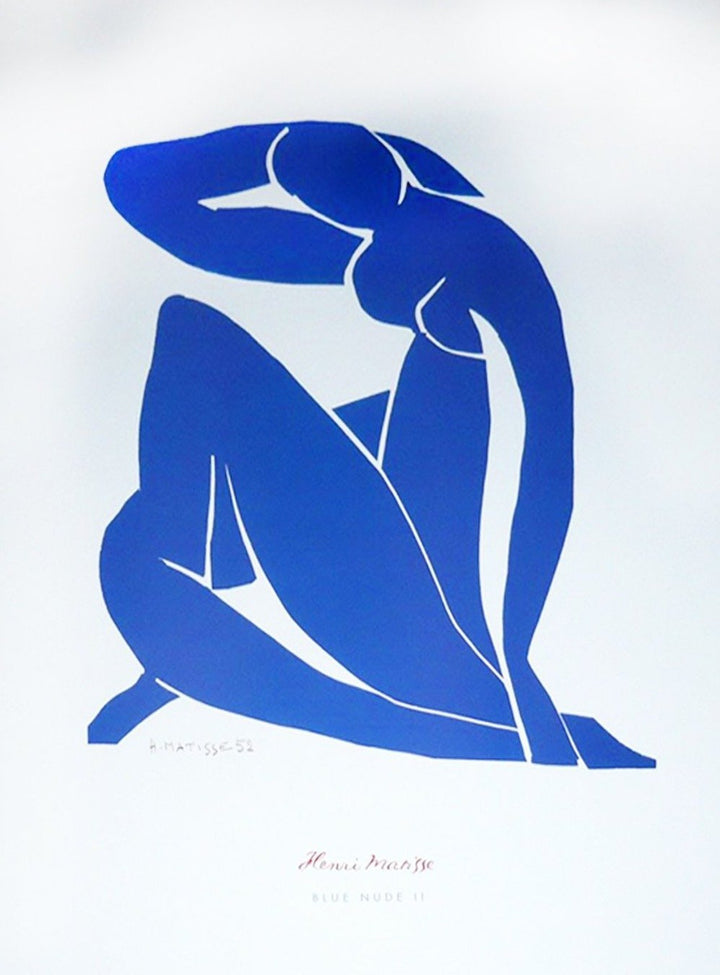 Henri Matisse - Blue Nude II, original poster: 2000