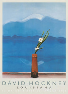 David Hockney - Mount Fuji and Flowers - Louisiana Gallery