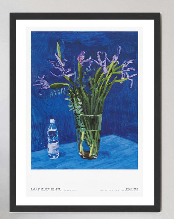 David Hockney - Iris With Evian Bottle - Louisiana Gallery