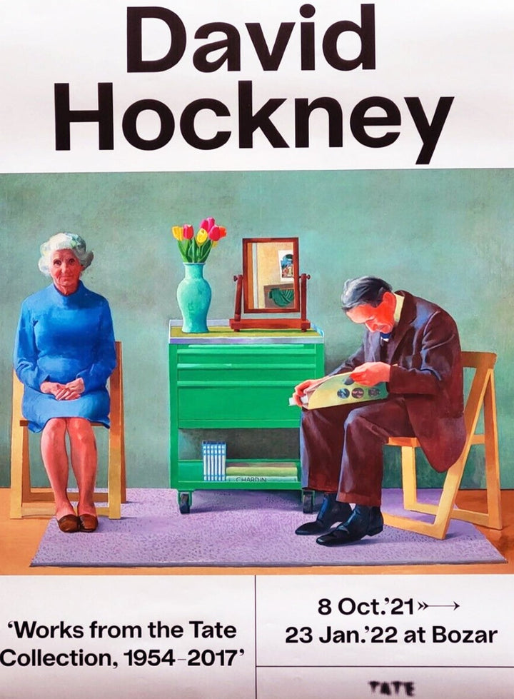 David Hockney - Works From The Tate Collection, original poster: 2021