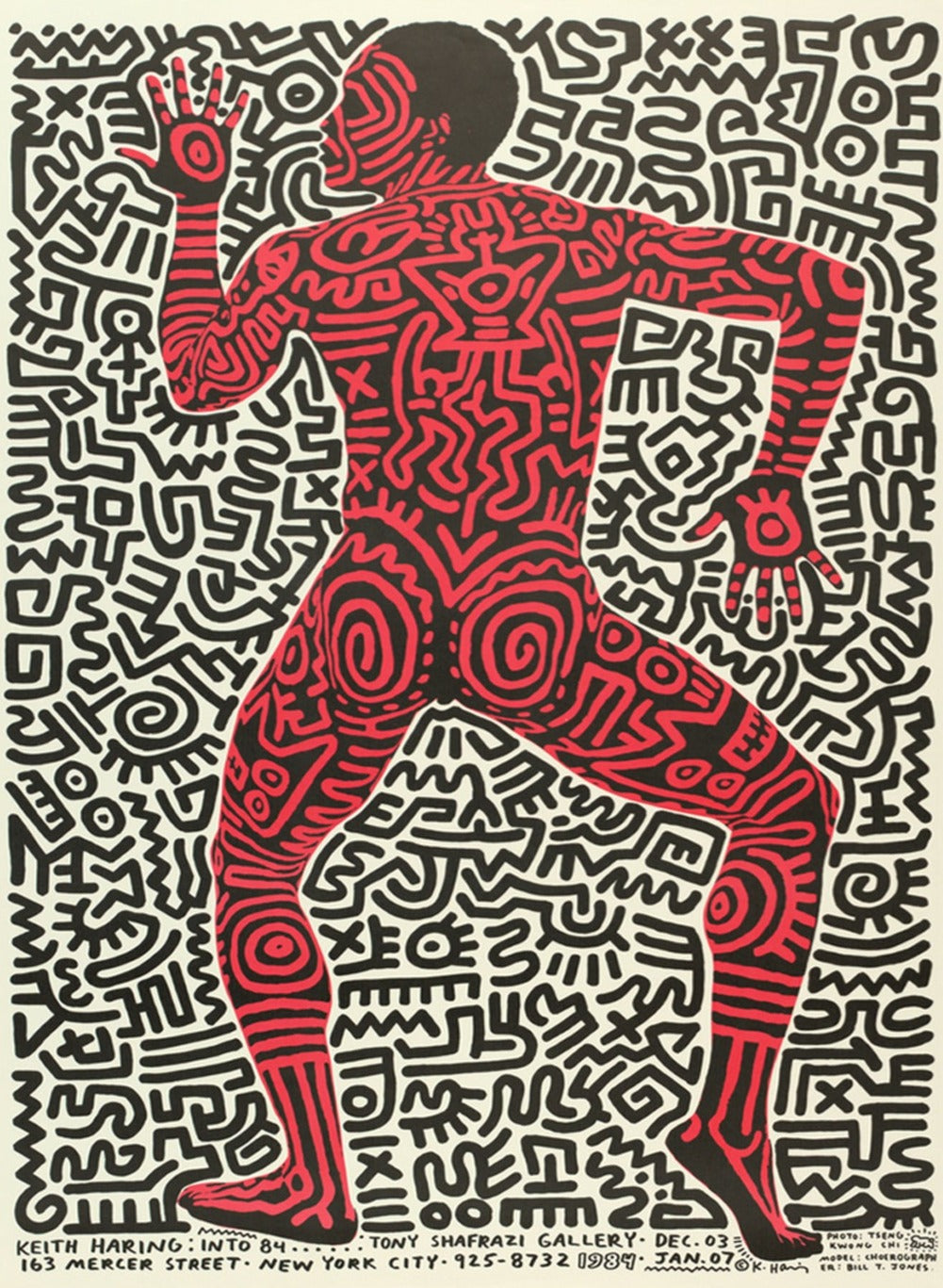 Shop Keith Haring - Into 84 Original Vintage Poster