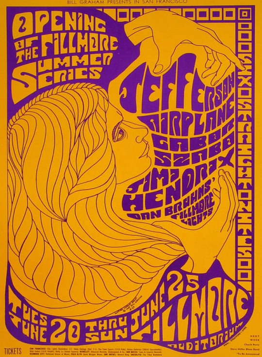 Jefferson Airplane & Jimi Hendrix - Fillmore Auditorium