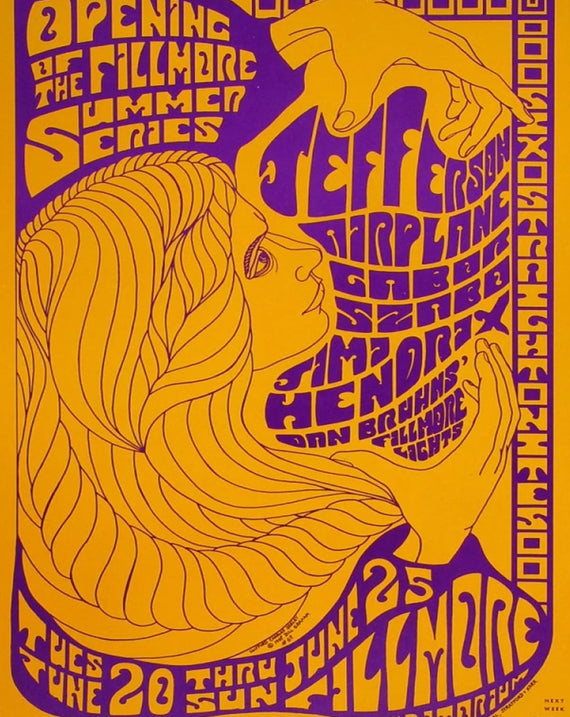 Jefferson Airplane & Jimi Hendrix - Fillmore Auditorium